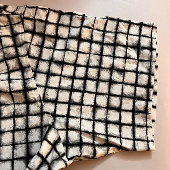 Sean John Mens Linen Blend Plaid Short Sleeve Shirt NWT - Picture 8 of 9